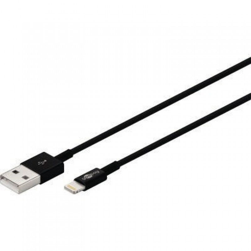 Goobay Ladekabel 43322 1m USB/Apple Lightning schwarz Goobay Ladekabel 43322 1m USB/Apple Lightning schwarz