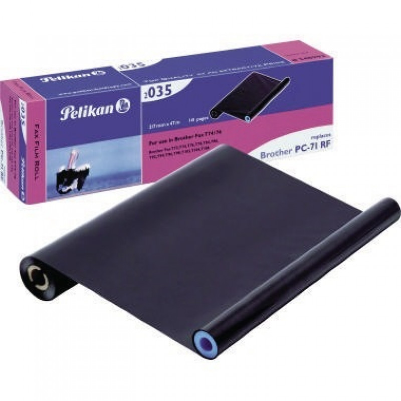 Pelikan Thermotransferrolle 548993 2035 wie Brother PC-71 RF 141S. sw