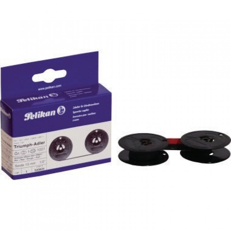 Pelikan Schreibmaschinenfarbband Gr.1Dwie Triumph-Adler Seide sw/rt