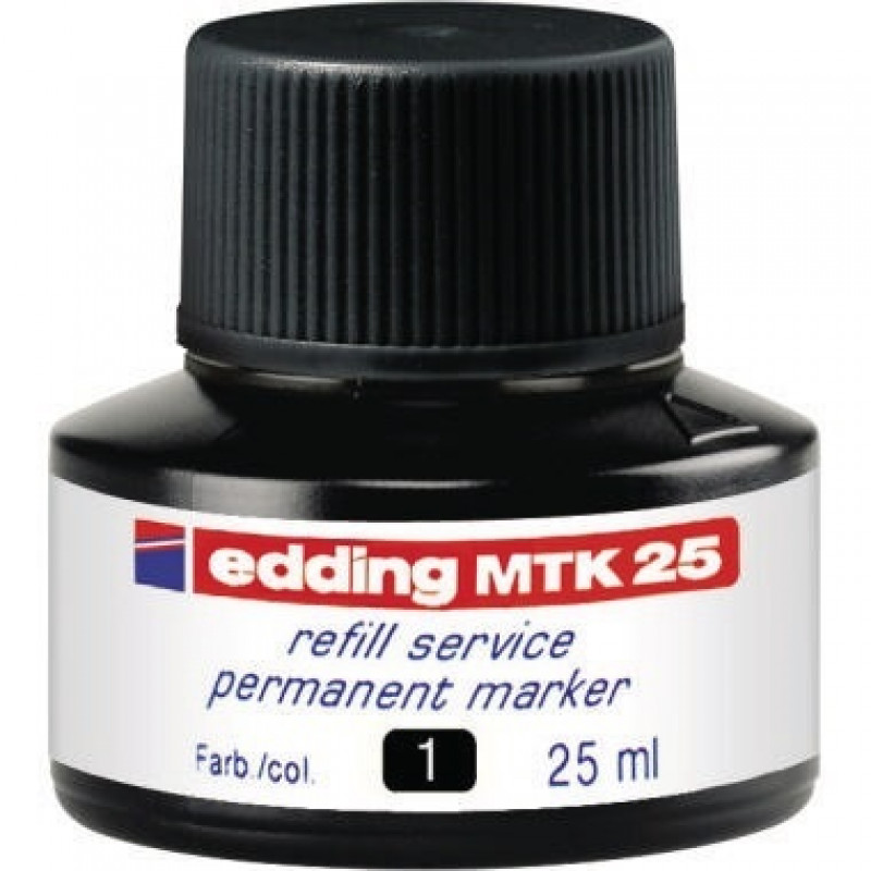 edding Nachfülltusche MTK 25 4-MTK25001 25ml schwarz edding Nachfülltusche MTK 25 4-MTK25001 25ml schwarz