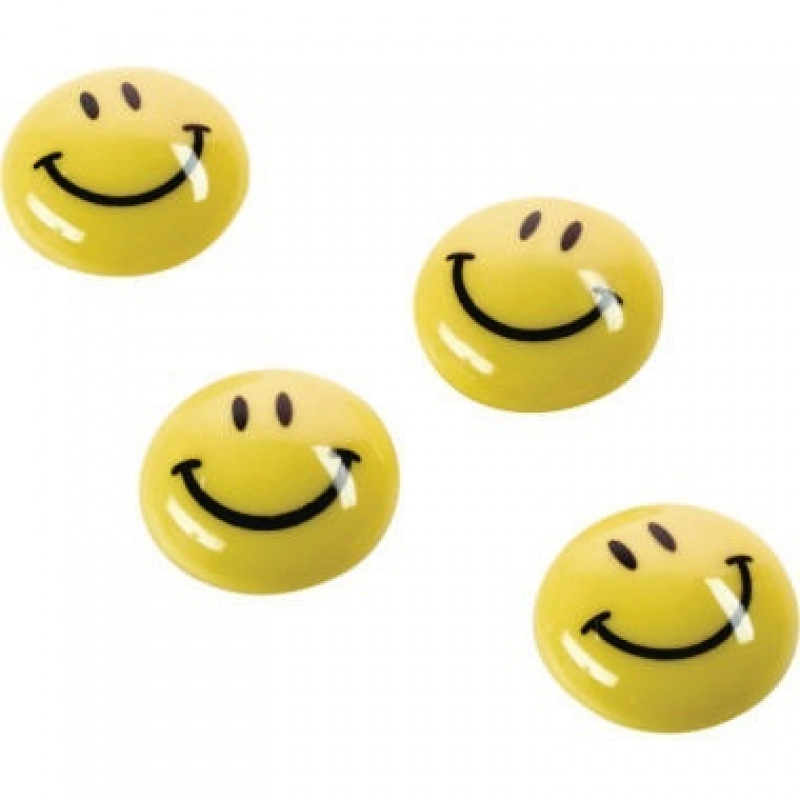 magnetoplan Magnet Smilies 16672 30mm gelb 6 St./Pack magnetoplan Magnet Smilies 16672 30mm gelb 6 St./Pack