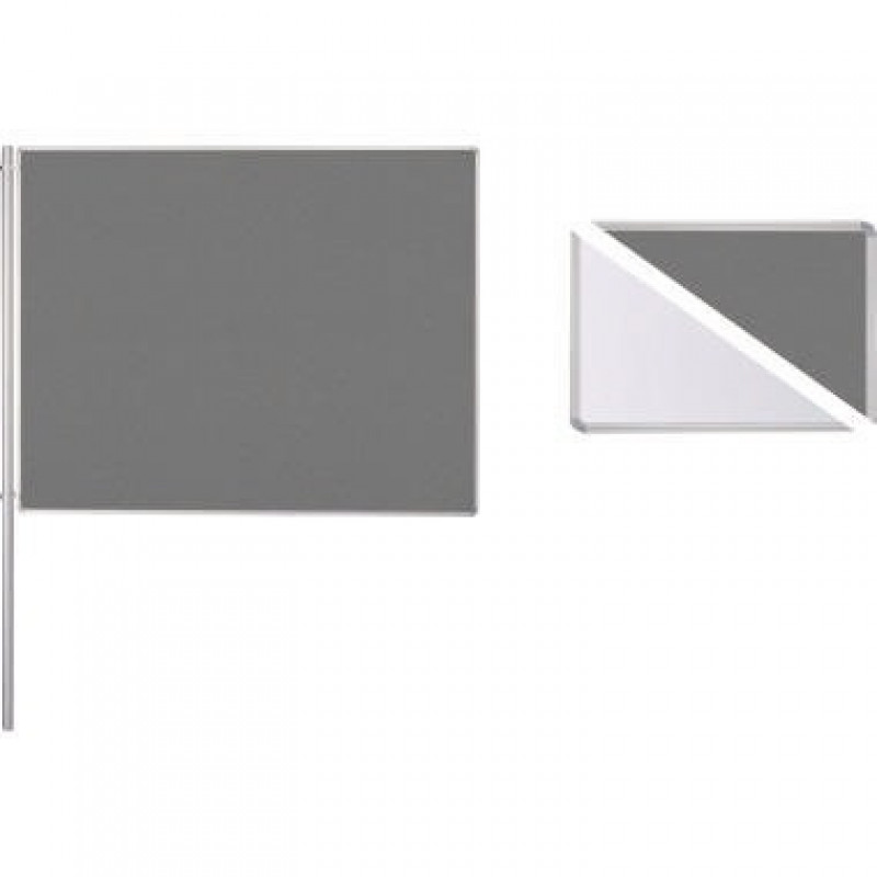 Ultradex Anbaustellwand 747728 200x120cm Filz/Whiteboard ws/gr Ultradex Anbaustellwand 747728 200x120cm Filz/Whiteboard ws/gr