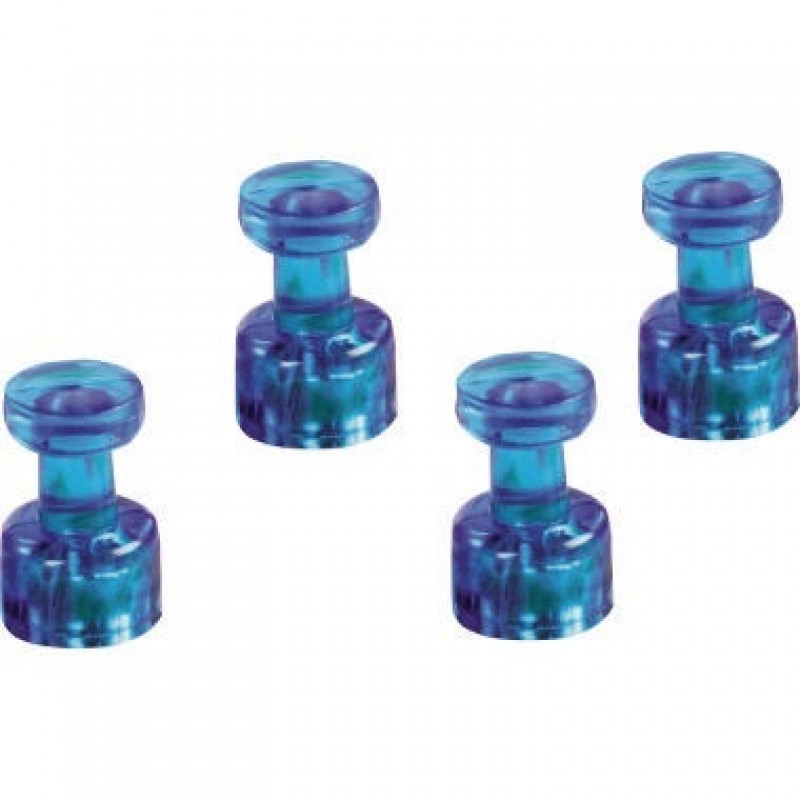 magnetoplan Magnet Memohalter 1666114 18mm dunkelblau 4 St./Pack. magnetoplan Magnet Memohalter 1666114 18mm dunkelblau 4 St./Pack.