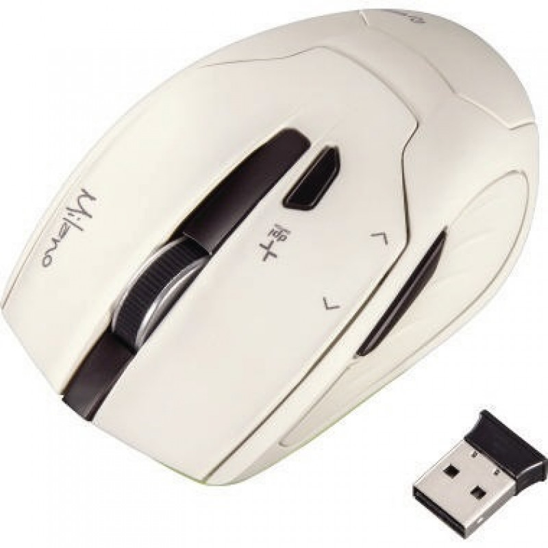 Hama Funkmaus Milano 00053945 USB optisch wireless weiß Hama Funkmaus Milano 00053945 USB optisch wireless weiß
