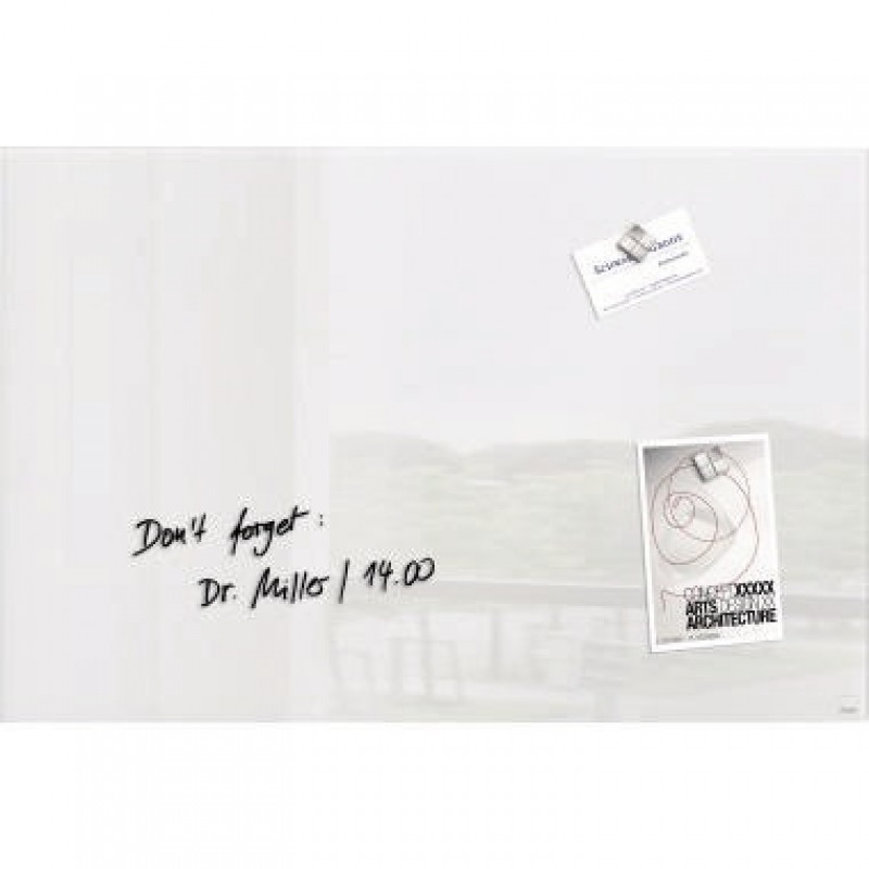 Sigel Multifunktionstafel artverum GL121 60x40cm Glas weiß Sigel Multifunktionstafel artverum GL121 60x40cm Glas weiß