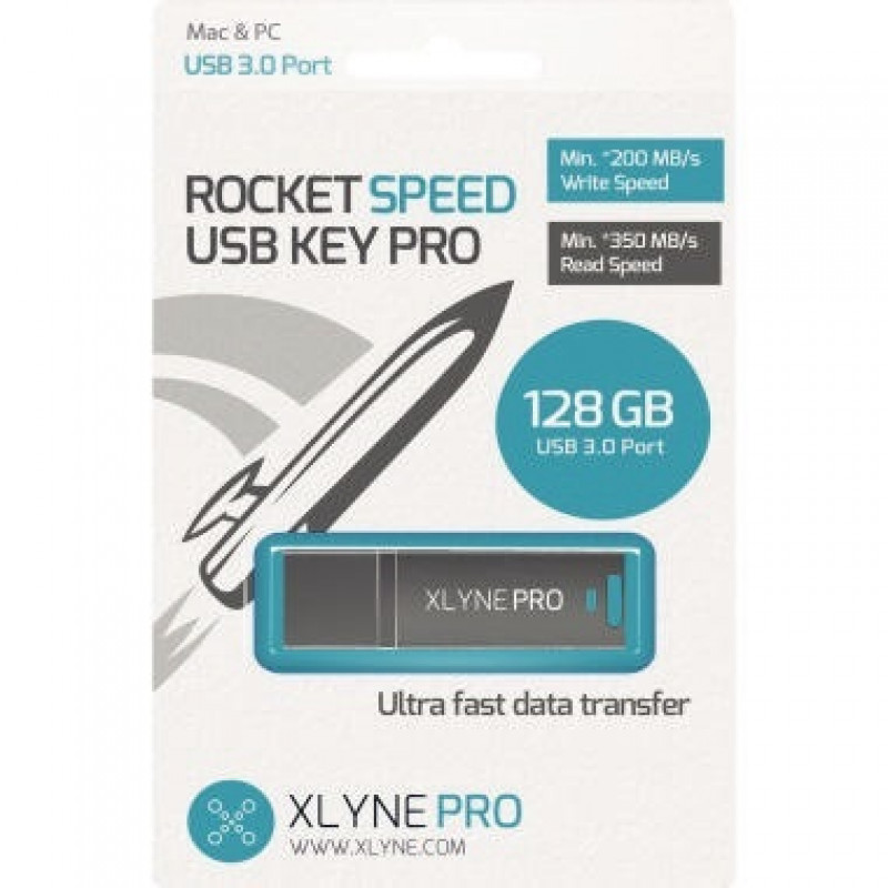 Xlyne USB-Stick Pro Rocket Speed 7912802 128GB USB 3.0 silber Xlyne USB-Stick Pro Rocket Speed 7912802 128GB USB 3.0 silber