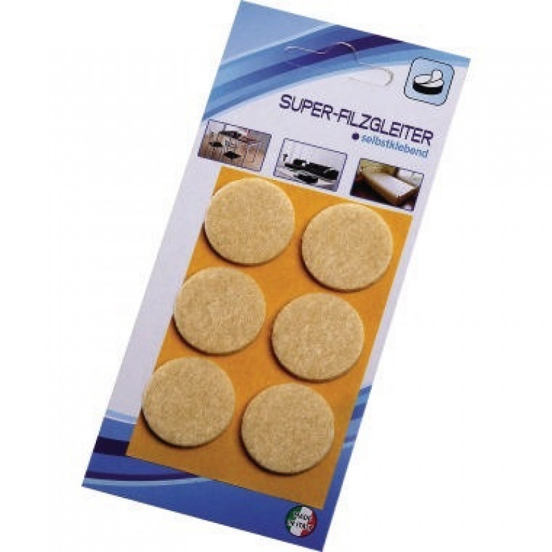 Filzgleiter 122 28mm sk beige 6 St./Pack. Filzgleiter 122 28mm sk beige 6 St./Pack.