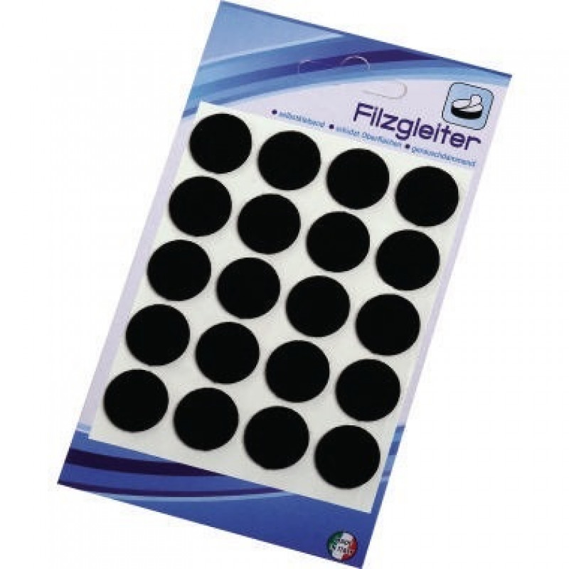 Möbelfilzgleiter 41RS 2cm braun 20 St./Pack. Möbelfilzgleiter 41RS 2cm braun 20 St./Pack.
