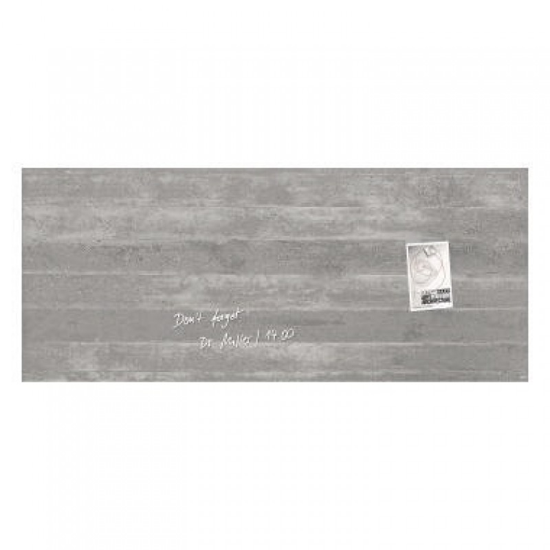 Sigel Multifunktionstafel artverum GL248 1300x550x15mm Sichtbeton