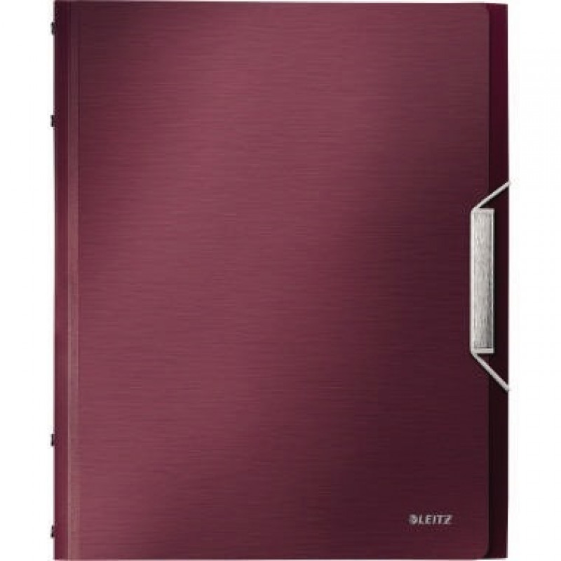 Leitz Ordnungsmappe Style 39960028 DIN A4 12Fächer PP granat rot Leitz Ordnungsmappe Style 39960028 DIN A4 12Fächer PP granat rot
