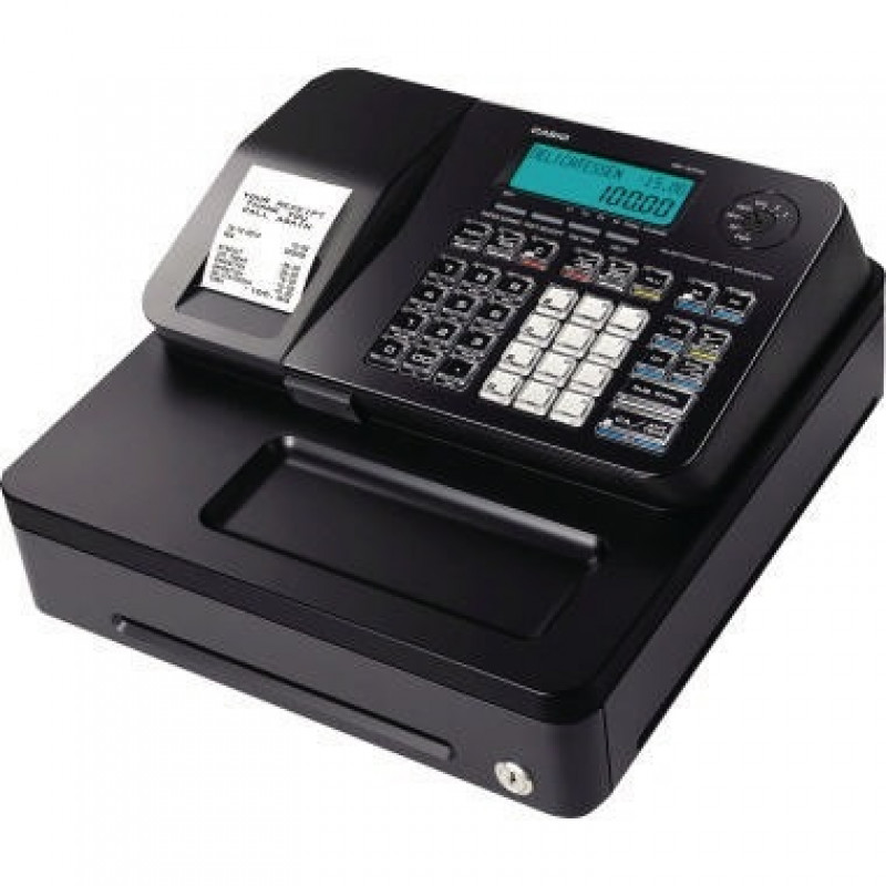 CASIO Registrierkasse SE-S100SB-BK-FIS 3Scheinfächer sw CASIO Registrierkasse SE-S100SB-BK-FIS 3Scheinfächer sw