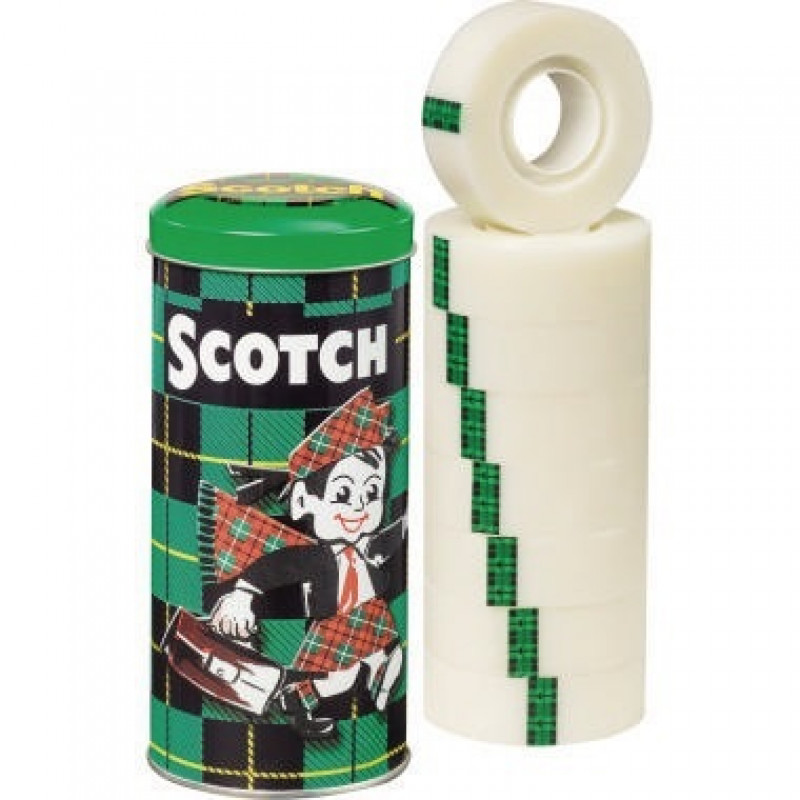 Scotch Klebefilm Magic 8-193332 19mmx33m Metalldose 8 Rl./Pack. Scotch Klebefilm Magic 8-193332 19mmx33m Metalldose 8 Rl./Pack.