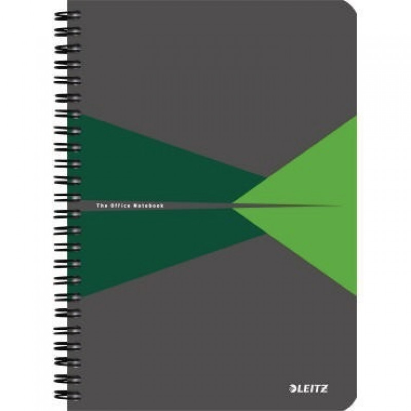 Leitz Collegeblock Office 44590055 DIN A5 Karton lin. grün