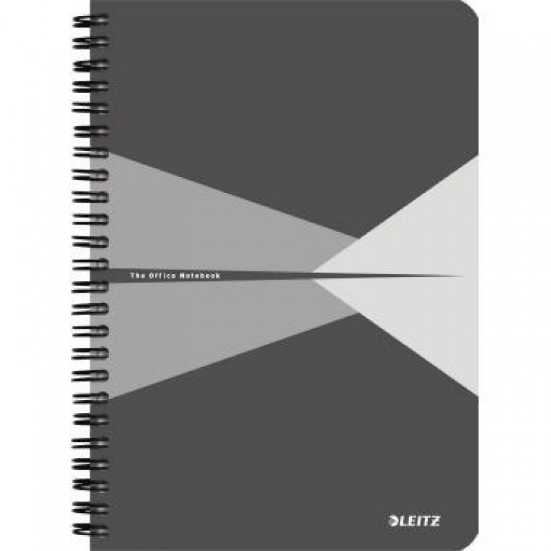 Leitz Collegeblock Office 44980085 DIN A5 PP kar. grau