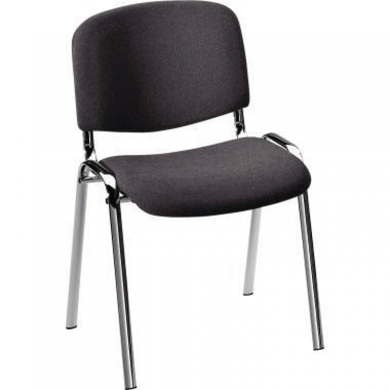 Besucherstuhl Gestell verchromt Bezug anthrazit Besucherstuhl Gestell verchromt Bezug anthrazit