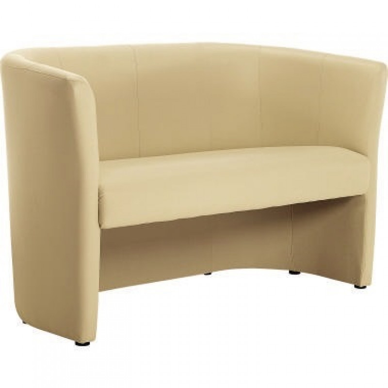 Sofa Kunstleder 1.275x765x615mm beige Sofa Kunstleder 1.275x765x615mm beige
