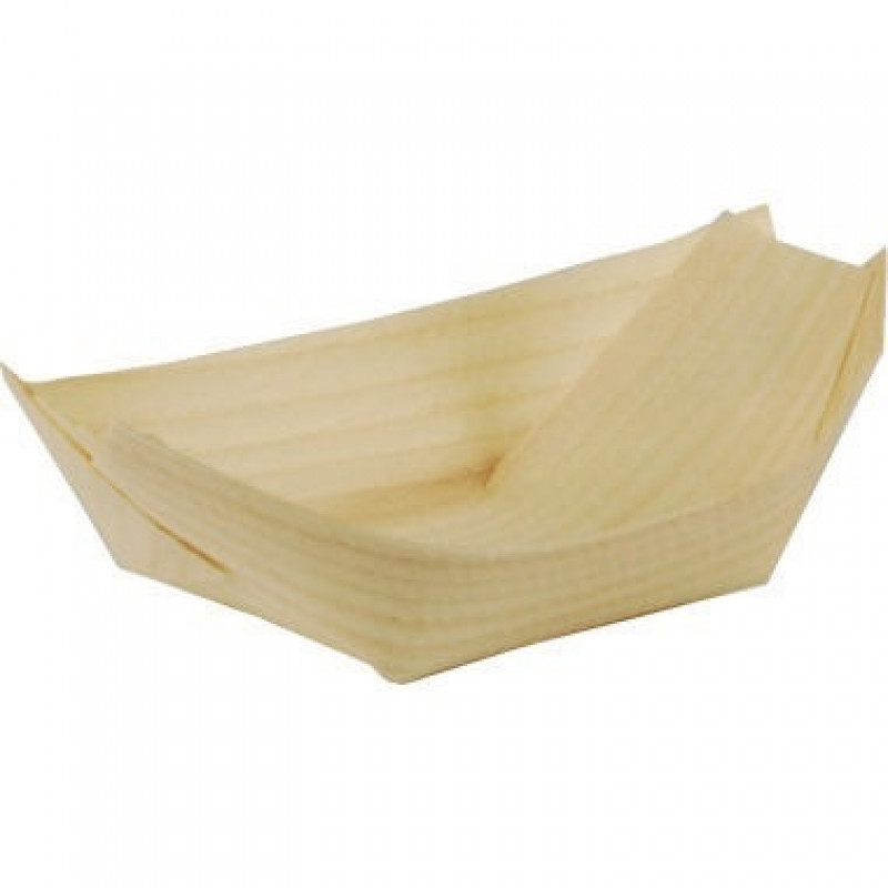 PAPSTAR Fingerfoodschale pure 84414 11x6,5cm Holz 50 St./Pack. PAPSTAR Fingerfoodschale pure 84414 11x6,5cm Holz 50 St./Pack.