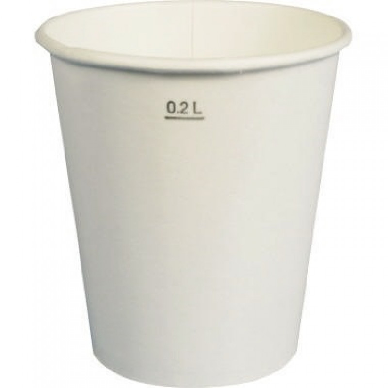 PAPSTAR Trinkbecher 14770 0,2l Pappe weiß 100 St./Pack. PAPSTAR Trinkbecher 14770 0,2l Pappe weiß 100 St./Pack.