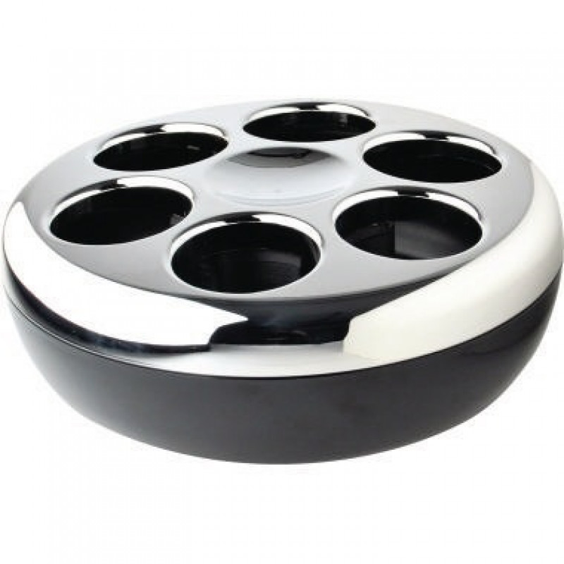 Helios Flaschenkühler Pure 0514-002 chrom/schwarz Helios Flaschenkühler Pure 0514-002 chrom/schwarz