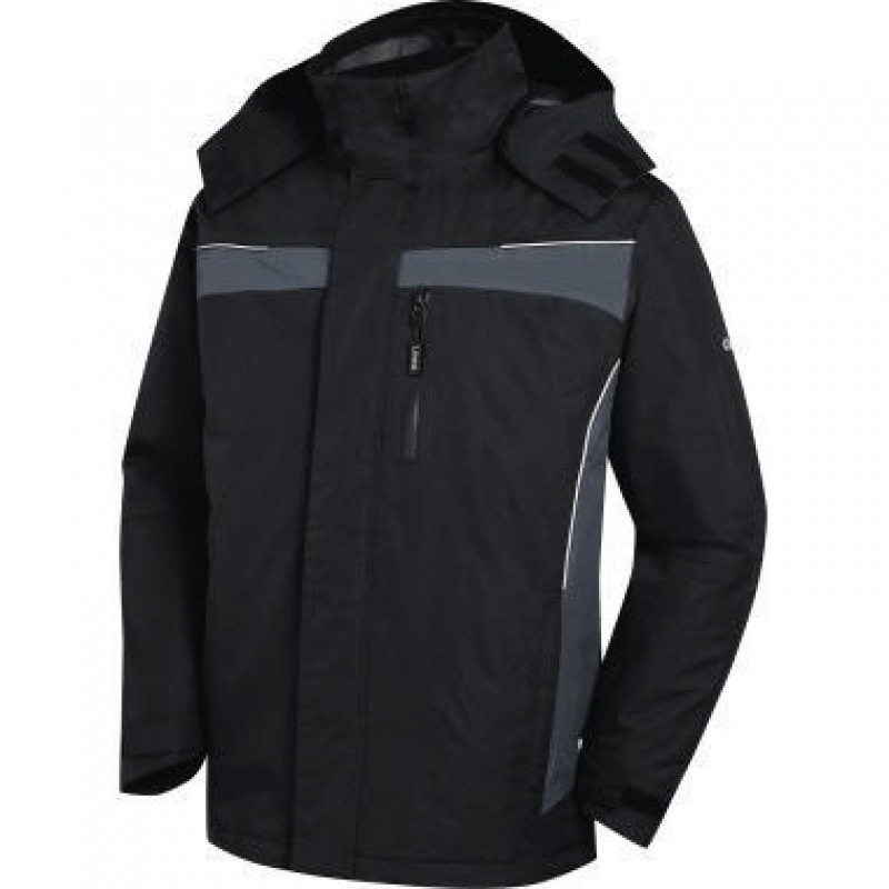 uvex Outdoorjacke perfekt workwear 9837810 3in1 Größe M schwarz/grau uvex Outdoorjacke perfekt workwear 9837810 3in1 Größe M schwarz/grau