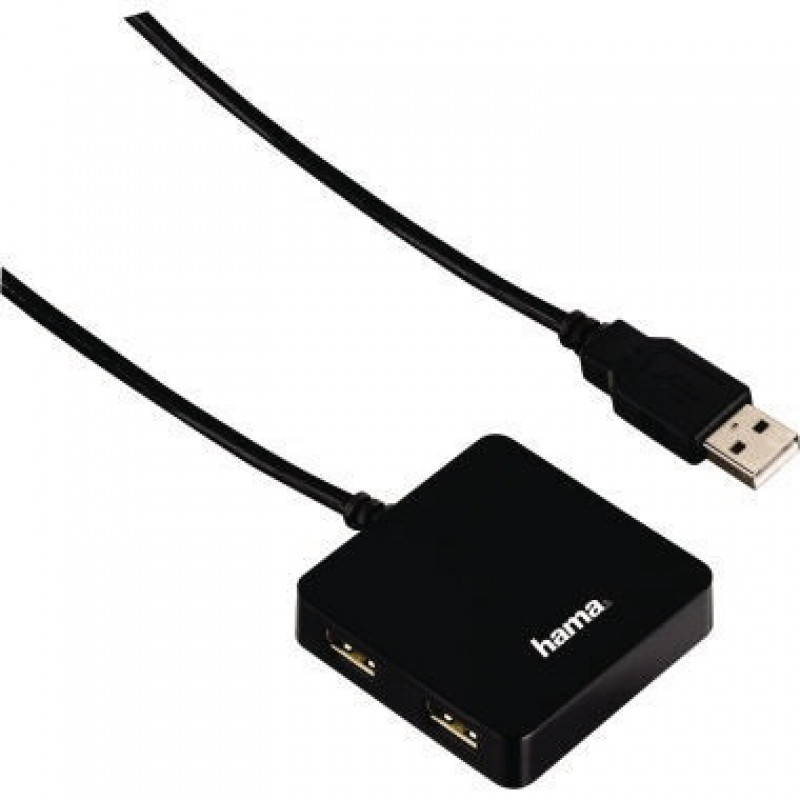 Hama USB-Hub 00012131 USB 2.0 1:4 bus-powered schwarz Hama USB-Hub 00012131 USB 2.0 1:4 bus-powered schwarz