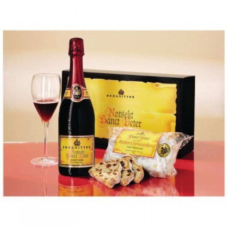 Butter-Christstollen und Fest-Sekt Butter-Christstollen und Fest-Sekt