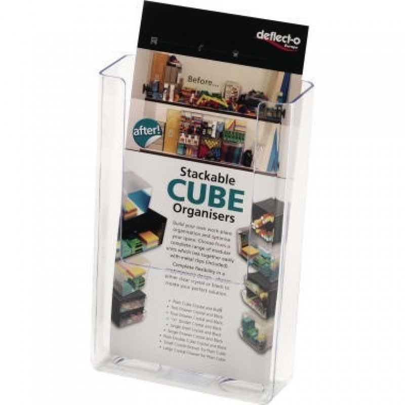 Deflecto Prospekhalter 76001 DIN A4 1/3 freistehend /Wandmontage Deflecto Prospekhalter 76001 DIN A4 1/3 freistehend /Wandmontage