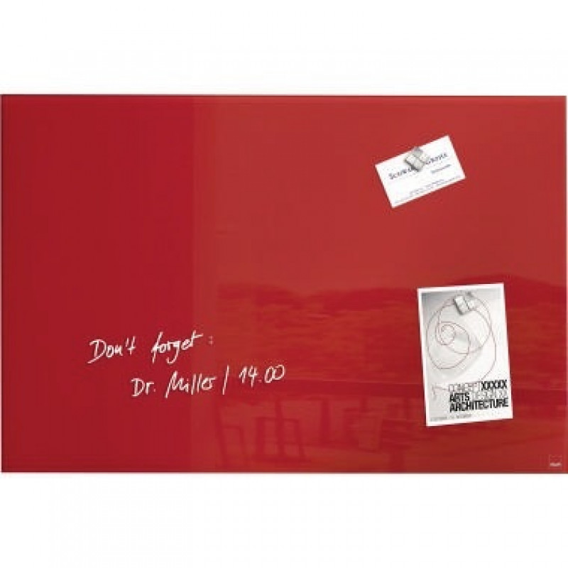 Sigel Multifunktionstafel artverum GL122 60x40cm Glas rot Sigel Multifunktionstafel artverum GL122 60x40cm Glas rot