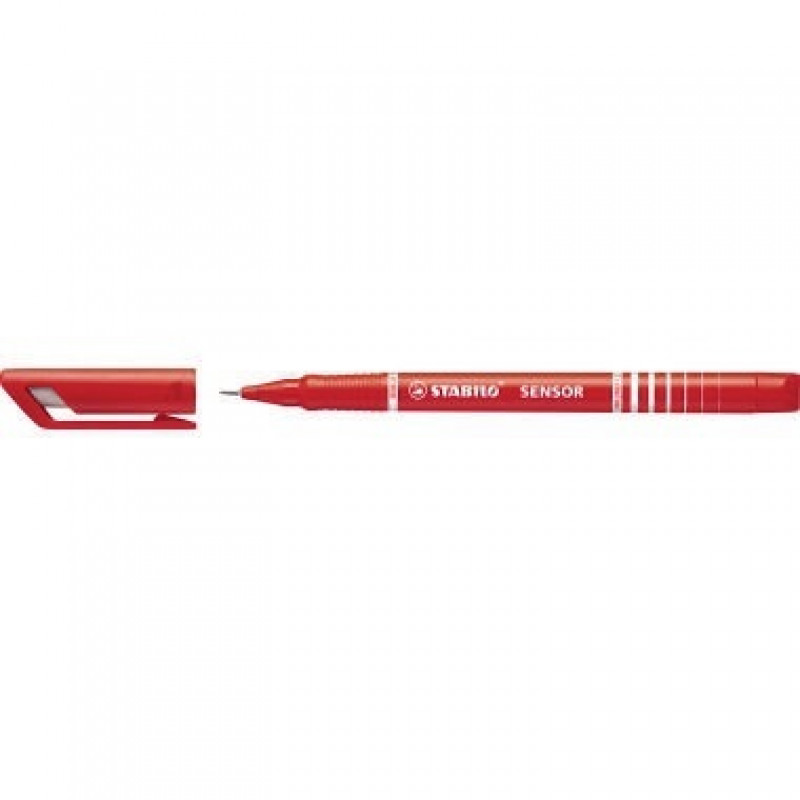 STABILO Feinschreiber sensor 189/40 Strichstärke 0,3mm rot STABILO Feinschreiber sensor 189/40 Strichstärke 0,3mm rot