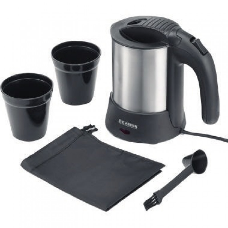 SEVERIN Wasserkocher WK 3646 1.000W 115/230V edelstahl/schwarz