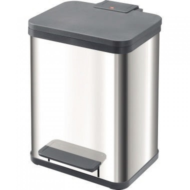 Hailo Tretabfalleimer ProfiLine Solid Öko Duo 0622-000 22l edelst. Hailo Tretabfalleimer ProfiLine Solid Öko Duo 0622-000 22l edelst.