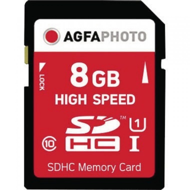 AgfaPhoto Speicherkarte SDHC 10425 High Speed Class 10 UHS-1 8GB AgfaPhoto Speicherkarte SDHC 10425 High Speed Class 10 UHS-1 8GB