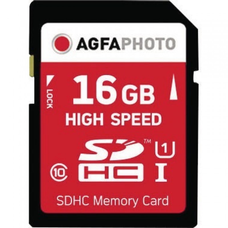 AgfaPhoto Speicherkarte SDHC 10426 High Speed Class 10 UHS-1 16GB AgfaPhoto Speicherkarte SDHC 10426 High Speed Class 10 UHS-1 16GB