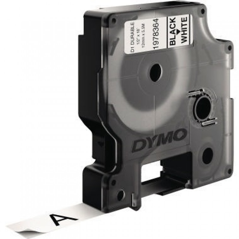 DYMO Schriftbandkassette D1 1978364 12mmx5,5m sw auf ws DYMO Schriftbandkassette D1 1978364 12mmx5,5m sw auf ws