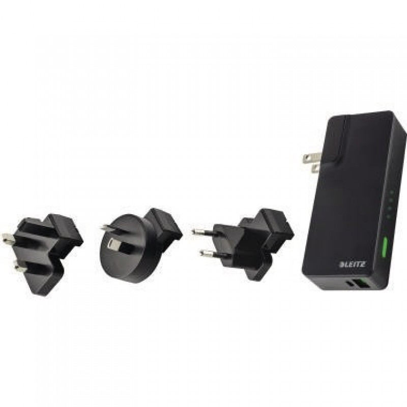 Leitz Reisenetzteil Complete 63070095 +Powerbank 3.000mAh sw Leitz Reisenetzteil Complete 63070095 +Powerbank 3.000mAh sw