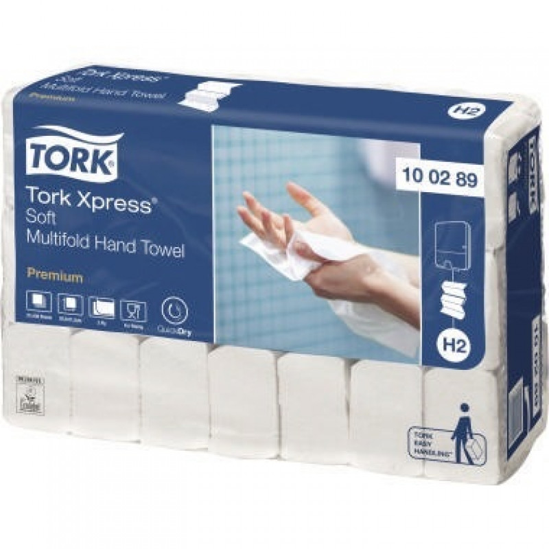 Tork Papierhandtuch Xpress 100289 2lagig weiß 3.150 Bl./Pack. Tork Papierhandtuch Xpress 100289 2lagig weiß 3.150 Bl./Pack.