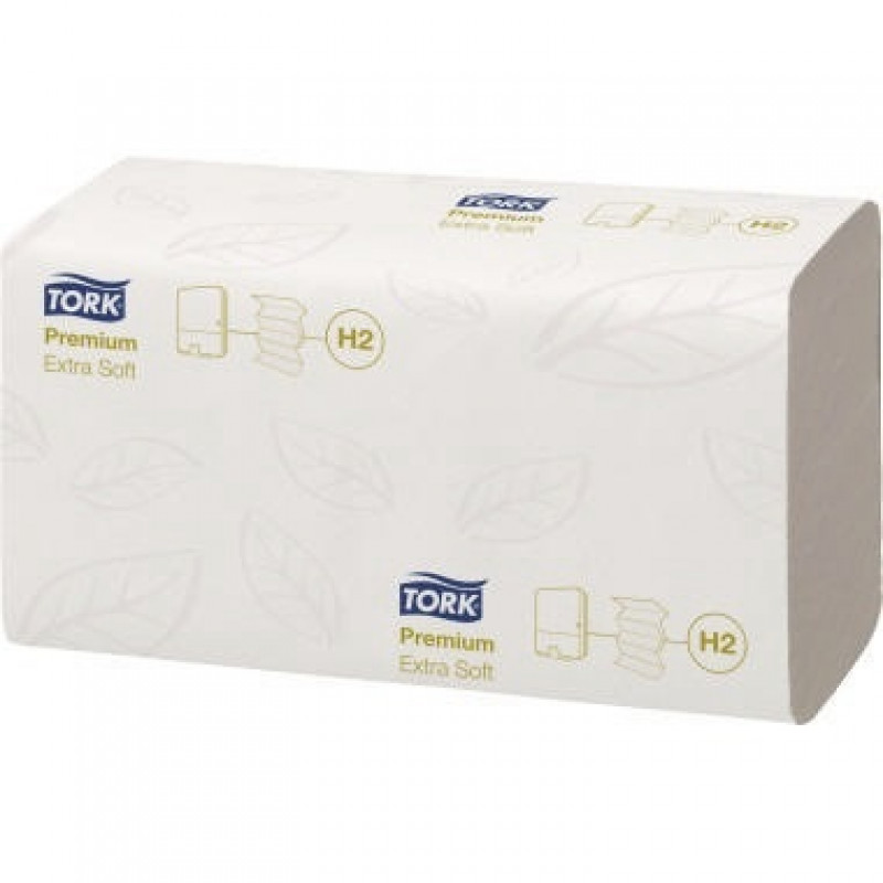 Tork Papierhandtuch Premium 100297 21x34cm 2lagig weiß 2.100 Bl./Pack.