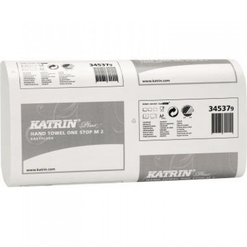 Katrin Papierhandtuch 345379 2lagig 20,6x25cm ws 3.024 Bl./Pack.