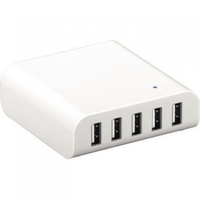 Goobay Multiport Charger TRA 44155 5xUSB 8A 40W Auto-ID ws