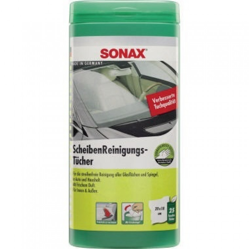 SONAX Scheibenreinigungstuch 760721 25 St./Pack. SONAX Scheibenreinigungstuch 760721 25 St./Pack.