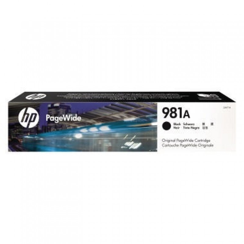 HP Tintenpatrone PageWide J3M71A 981A 6.000Seiten schwarz