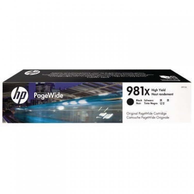 HP Tintenpatrone PageWide L0R12A 981X 11.000Seiten schwarz