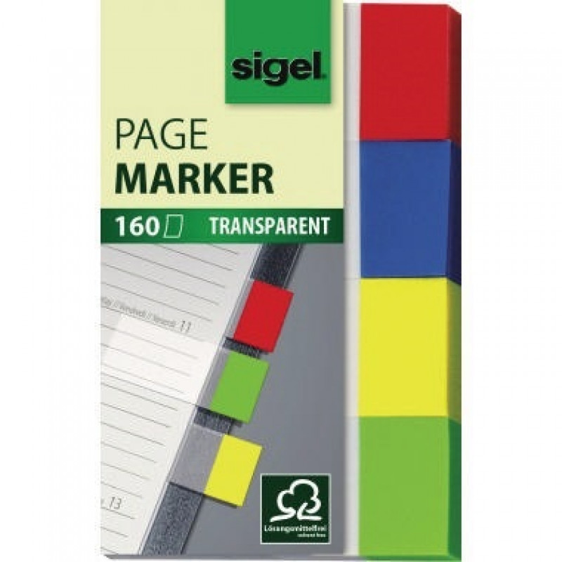 Sigel Haftmarker Transparent HN670 20x50mm farbig sortiert 4 St./Pack. Sigel Haftmarker Transparent HN670 20x50mm farbig sortiert 4 St./Pack.