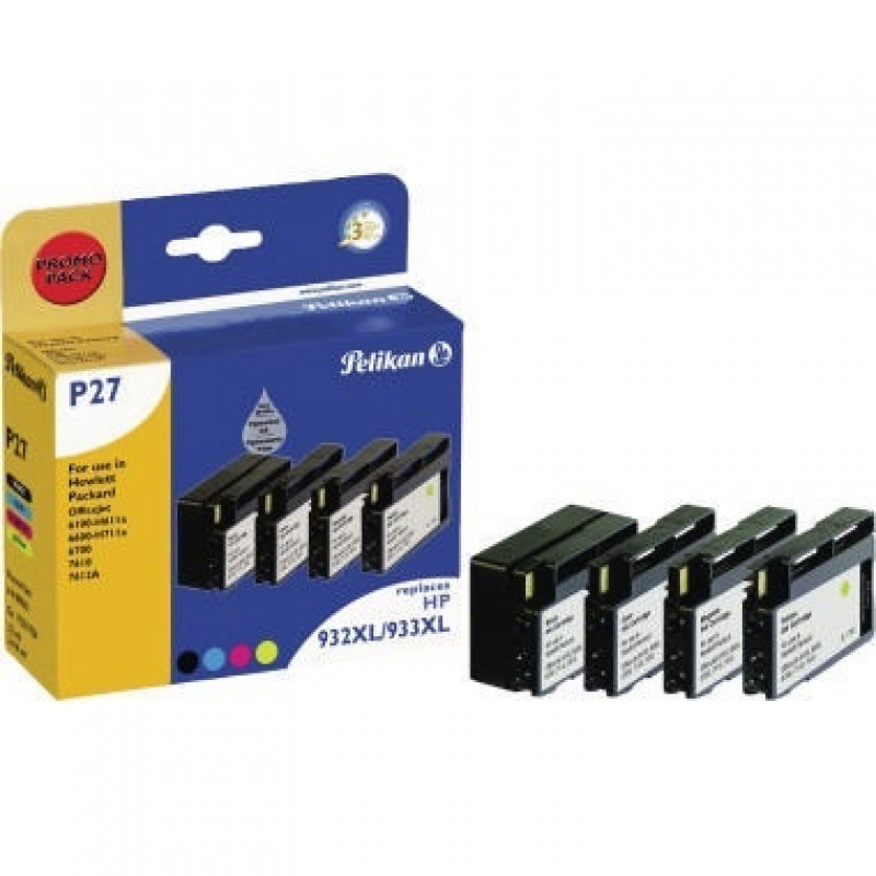 Pelikan Tintenpatrone 4109965 wie HP 932XL/933XL sw/c/m/y 4 St./Pack. Pelikan Tintenpatrone 4109965 wie HP 932XL/933XL sw/c/m/y 4 St./Pack.