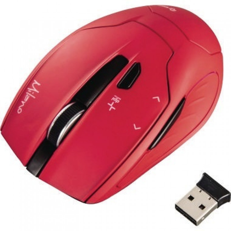 Hama Funkmaus Milano 00053943 USB optisch wireless rot Hama Funkmaus Milano 00053943 USB optisch wireless rot