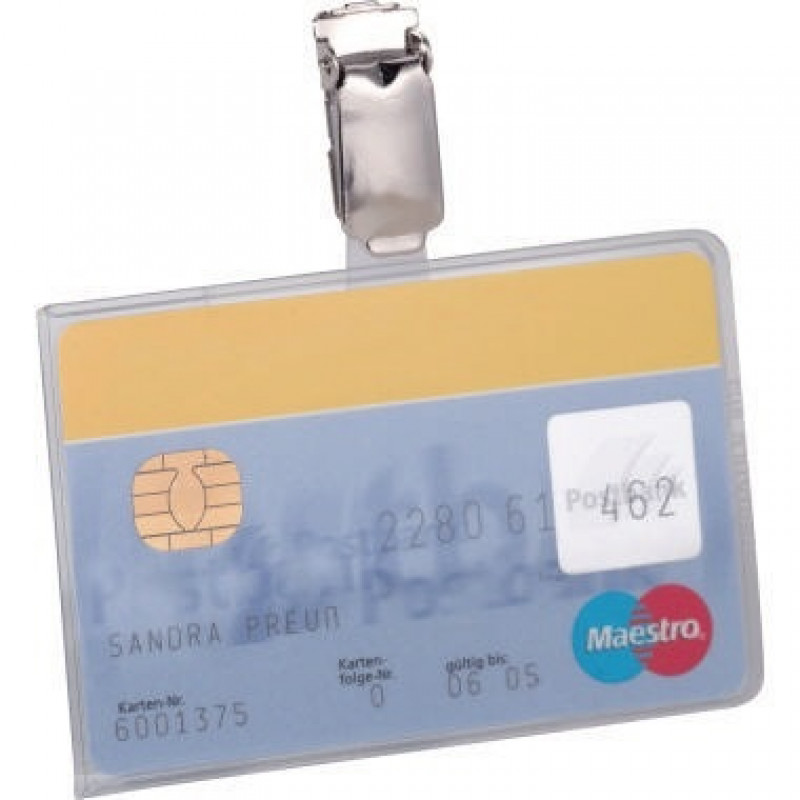 DURABLE Namensschild 811319 90x54mm PVC tr 25 St./Pack. DURABLE Namensschild 811319 90x54mm PVC tr 25 St./Pack.