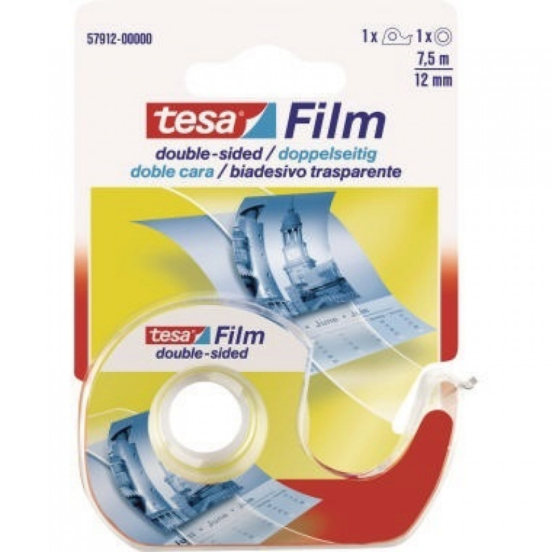 tesa® Klebefilm 57912 7,5mx12mm inkl. Einwegabroller auf Karte tesa® Klebefilm 57912 7,5mx12mm inkl. Einwegabroller auf Karte