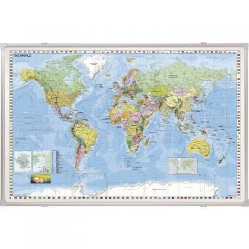 Franken Kartentafel KA600W 140x100cm Weltkarte 1:33.000.000 Franken Kartentafel KA600W 140x100cm Weltkarte 1:33.000.000