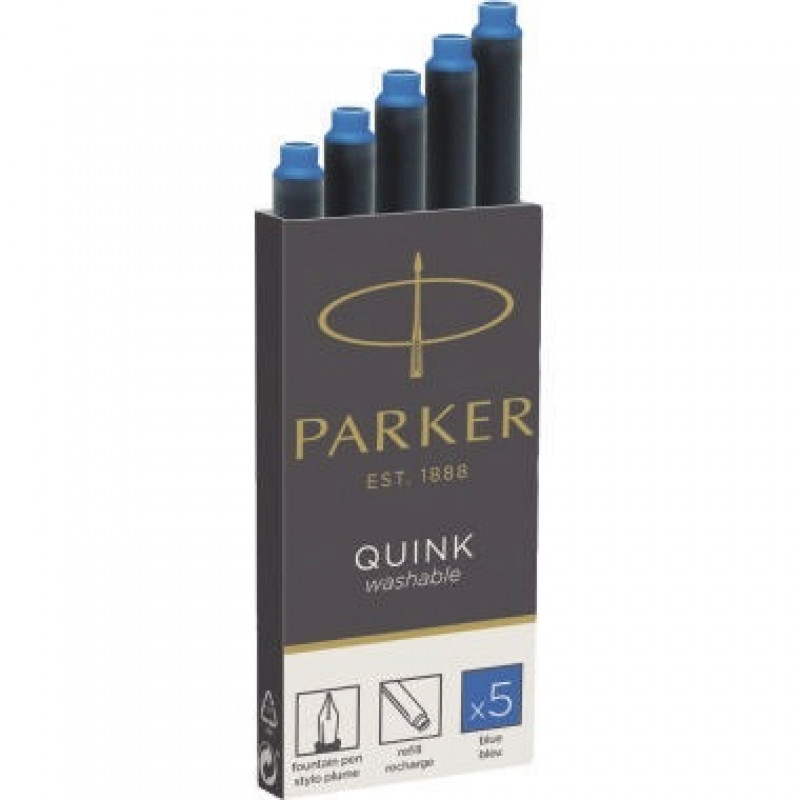 Parker Tintenpatrone QUINK 1950383 Königsbl 5 St./Pack. Parker Tintenpatrone QUINK 1950383 Königsbl 5 St./Pack.