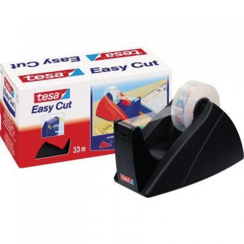 tesa Tischabroller Easy Cut 57421-00001 33mx19mm schwarz tesa Tischabroller Easy Cut 57421-00001 33mx19mm schwarz
